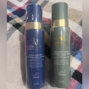 Latoua Miller Gentle Radiance Cleanser & Refreshing Glow Toner - Blue & Sage
